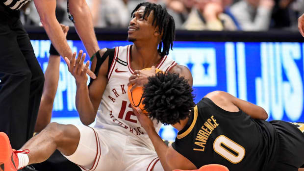 Razorbacks Tramon Mark against Vanderbilt